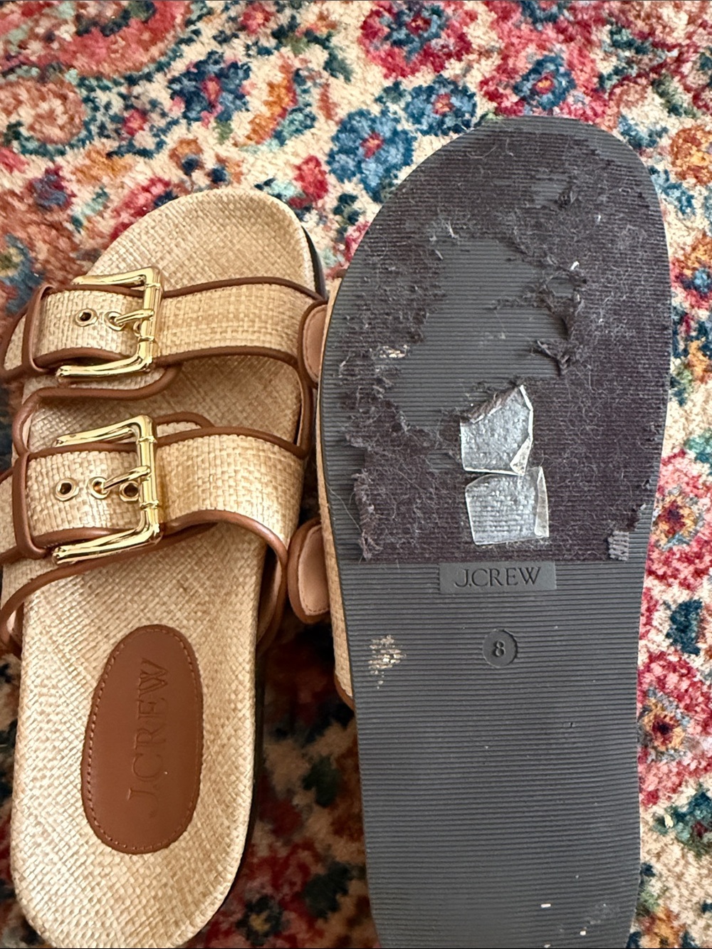 J. Crew Raffia sandals - Picture 2 of 6